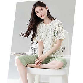 Quần áo mặc nhà cotton 5684