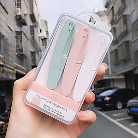 Dao Cạo Chân Mày Nữ - Vỉ 03 Dao Cạo Chân Mày