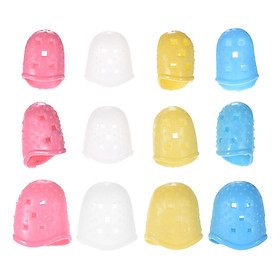 Đầu Bịt Bảo Vệ Ngón Tay Silicone Đàn Guitar (12 Cái)