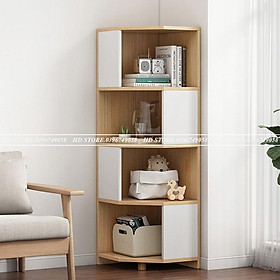 Mua Kệ Góc Gỗ 4 Tầng Lắp Ghép Cực Đẹp