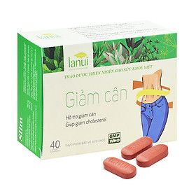 Viên uống Giảm Cân Hạ Mỡ Máu Lanui Slim