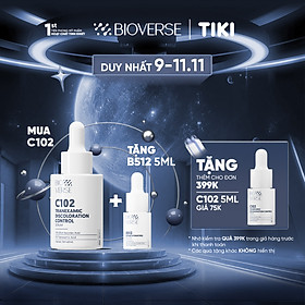 Tinh chất Vitamin C102 hỗ trợ mờ thâm đỏ & chống oxy hóa C102 Tranexamic Discoloration Control Serum 30ml