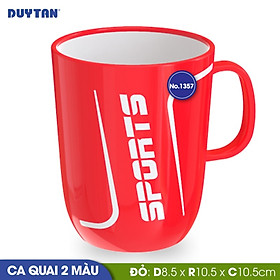 Mua Ca quai 2 màu nhựa Duy Tân 420ml (8.5 x 10.5 x 10.5 cm) - 16376 - Giao màu ngẫu nhiên - Hàng chính hãng