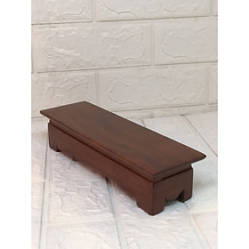Mua ĐẾ gỗ hương  kệ gỗ  đôn đồ thờ Dài 25 cm   sau 8 cm   cao 6 cm TO1048