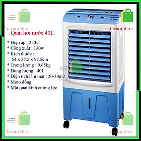 Mua Quạt Điều Hòa Hơi Nước  Dung Tích 40 L  Công Suất 130W - Làm Mát Không Gian Diện Tích 30-40m2 - Giải pháp làm mát tối ưu và tiết kiệm điện cho không gian mở - LLS