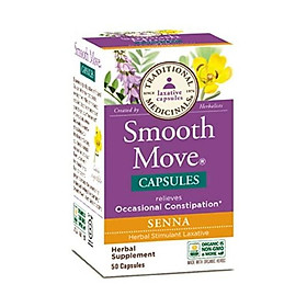 Traditional Medicinals - Smooth Move Senna, 50 Capsules