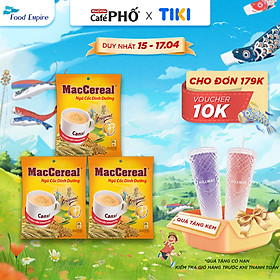 Combo 3 túi Bột Ngũ Cốc Dinh Dưỡng Canxi - MacCereal (túi 20 gói x 28g)