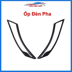 Ốp viền đèn pha hậu nhựa đen Triton 2019-2020-2021chống trầy trang trí bảo vệ xe