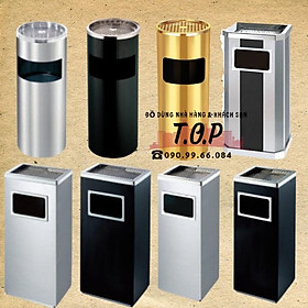 Mua Thùng Rác Gạt Tàn Inox (Chữ nhật  vuông  tròn)