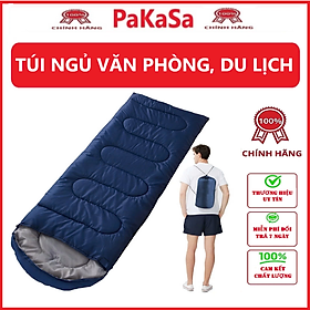 Túi Ngủ Văn Phòng Du Lịch, Phượt Cá Nhân, Túi Ngủ Mùa Đông - 3 Lớp Cao Cấp - Gói Gọn Tiện Ích