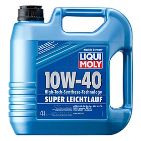 Nhớt Xe Ô Tô Super Leichtlauf 10W40 Liqui Moly 9504 (4L)