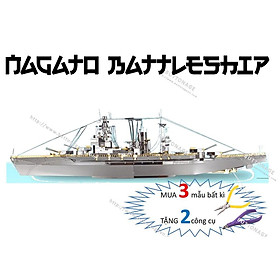 Mô Hình Lắp Ráp 3d Tàu Thiết Giáp Hạm Nagato – Nhật