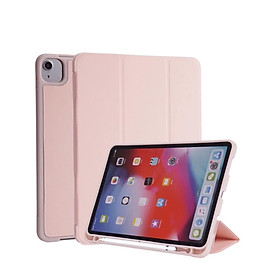 BAO DA SMART COVER SILICON, ỐP LƯNG SILICON CHO IPAD CÓ KHE CÀI BÚT APPLE PENCIL CHO IPAD 10.2 INCH, 10.5 INCH, IPAD PRO 11 INCH