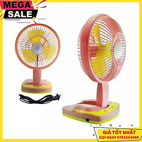 Mua Quạt Sạc 3 Cánh Jr5580 Có Đèn Led (Giao Màu Ngẫu Nhiên) - Giao Hàng Toàn Quốc