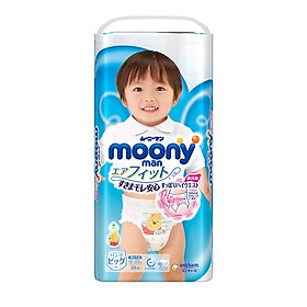 Tã quần Moony siêu thoáng Boy