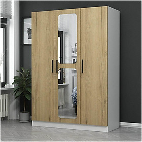 Tủ áo gỗ nhỏ gọn thiết kế phong cách hiện đại SMLIFE Combinos