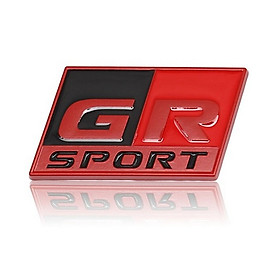 Tem chữ logo GR SPORT dán trang trí xe ô tô