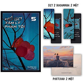 Sách hồ sơ tâm lý phạm tội - tập 5 - bản đặc biệt - tặng kèm 2 bookmark + 1 postcard 2 mặt thiết kế độc quyền