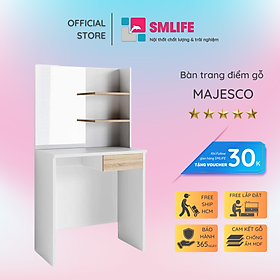 Bàn trang điểm gương đèn sang trọng SMLIFE Majesco