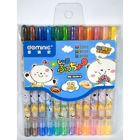 Sáp vặn Dominic 12 màu - 054912