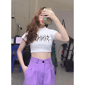 Áo - Croptop nhiều kiểu Polo Có Cổ 2 Màu Trắng Đen Siêu Đẹp, siêu xinh dành cho nữ ️️️