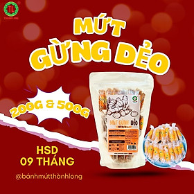 Mứt Gừng Dẻo 200g Thành Long_Việt Nam