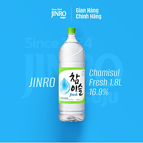 CHÍNH HÃNG Soju Hàn Quốc JINRO CHAMISUL FRESH 1.8L 16,5%