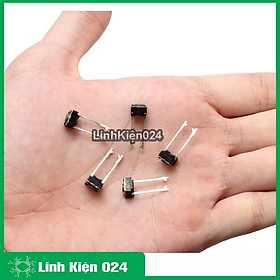 Mua Nút Nhấn 2 Chân Vuông Đen 6x6x5mm - 1 Chiếc