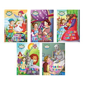 Combo 5 Cuốn Truyện Nổi Tiếng Dành Cho Thiếu Nhi: Người Đẹp Và Quái Vật - Phù Thủy Xứ Oz - Phù Thủy Tập Sự -  Chiếc Nhẫn Phép Thuật -  Cái Mũi Của Chú Lùn