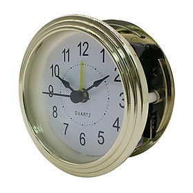 78mm Clock Insert White Face Small Decoration for Living Room Office Bedroom