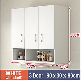 Mua Tủ gỗ treo tường HUCHU đa năng bếp ốp tường nhiều kích thước gỗ MDF  dễ dàng lắp ghép hc08