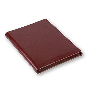 (TRNFA) TB-K828B drawing leather notebook thickening notebook creative 6 hole loose-leaf high-end business diary book book (pink)