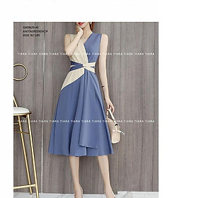 Q800620 ĐẦM XÒE PHỐI MÀU