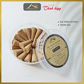 Nụ Trầm Hương Khói Ngược Sạch Xưởng Trầm Hương Thơm Dịu An Toàn Sức Khoẻ Hộp 40 Viên
