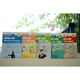 combo 5 cuốn kỹ năng mền - Rèn Luyện Năng Lực Tự Học + Rèn Luyện Năng Lực Hợp Tác + Rèn Luyện Năng Lực quản lí Thơi Gian + Rèn Luyện Năng Lực Giao Tiếp + Rèn Luyện Năng Lực Giải Quyết Vấn Đề Và Sáng Tạo Bằng. (tặng 5 cuốn sổ tay bí kíp)