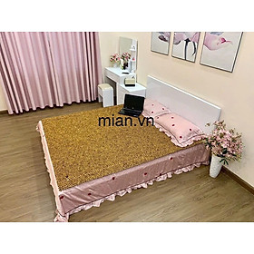 Chiếu Hạt Gỗ Pơ Mu Cao Cấp - Kích Thước 1,8mx2m hạt 1.8cm ( video , hình thật )