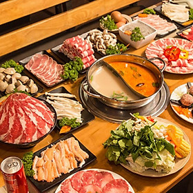 Hệ Thống Taka BBQ - 01 Vé Buffet Lẩu Premium Trưa / Tối Chuẩn Vị Hàn Quốc