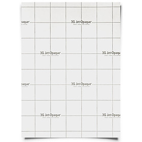 Combo 50 tờ màng cao su in áo tối màu 3G Jet -Opaque A3