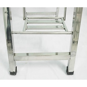 Mua thang chữ A inox  201 5 bậc
