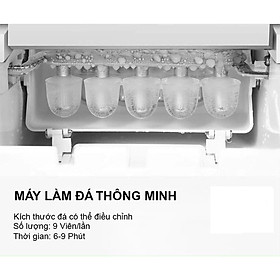 Mua Máy làm đá mini tại nhà siêu tiện lợi- Động cơ làm lạnh hiện đại- Tiết kiệm điện năng