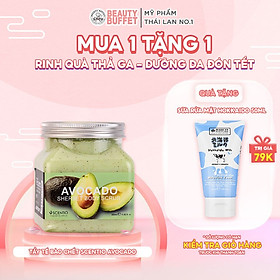 Tẩy Tế Bào Chết Toàn Thân Dưỡng Ẩm Và Sáng Mịn Da Hương Bơ Scentio Avocado 350ml