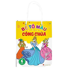 Túi bé tô màu công chúa