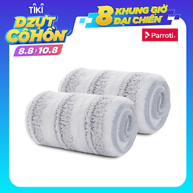 Combo 2 Miếng Lau Nhà Thế Hệ Mới Parroti Pro PAD2-PR01 - Kích Thước 33 x12 CM (Chỉ dùng được cho Bộ lau nhà Parroti Pro)