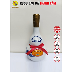 Đặc Sản Bình Định - Rượu Bàu Đá Thành Tâm Hồ Lô Màu trắng 350ml - OCOP 3