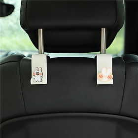 Móc treo đồ gắn sau ghế xe hơi họa tiết hoạt hình đa năng tiện dụng