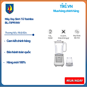 Máy Xay Sinh Tố Toshiba BL-70PR1NV (700W - 1.5 Lít) - Hàng Chính Hãng
