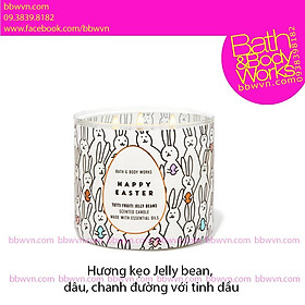Mua Nến thơm Bath and Body Works TUTTI FRUITY JELLY BEAN 3 bấc