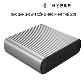 Mua SẠC HYPERJUICE 245W GAN 4 USB-C PD/PPS/QC4.0+ NHỎ NHẤT THẾ GIỚI - GAN245 - Hàng Chính Hãng