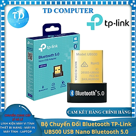 Bộ Thu Phát Bluetooth TP-Link UB500 USB Nano Bluetooth 5.0 - Hàng Chính Hãng FPT phân phối