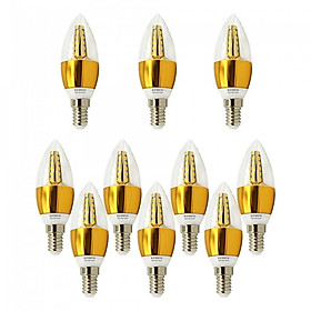 COMBO 10 BÓNG LED 4W HÌNH QUẢ NHÓT